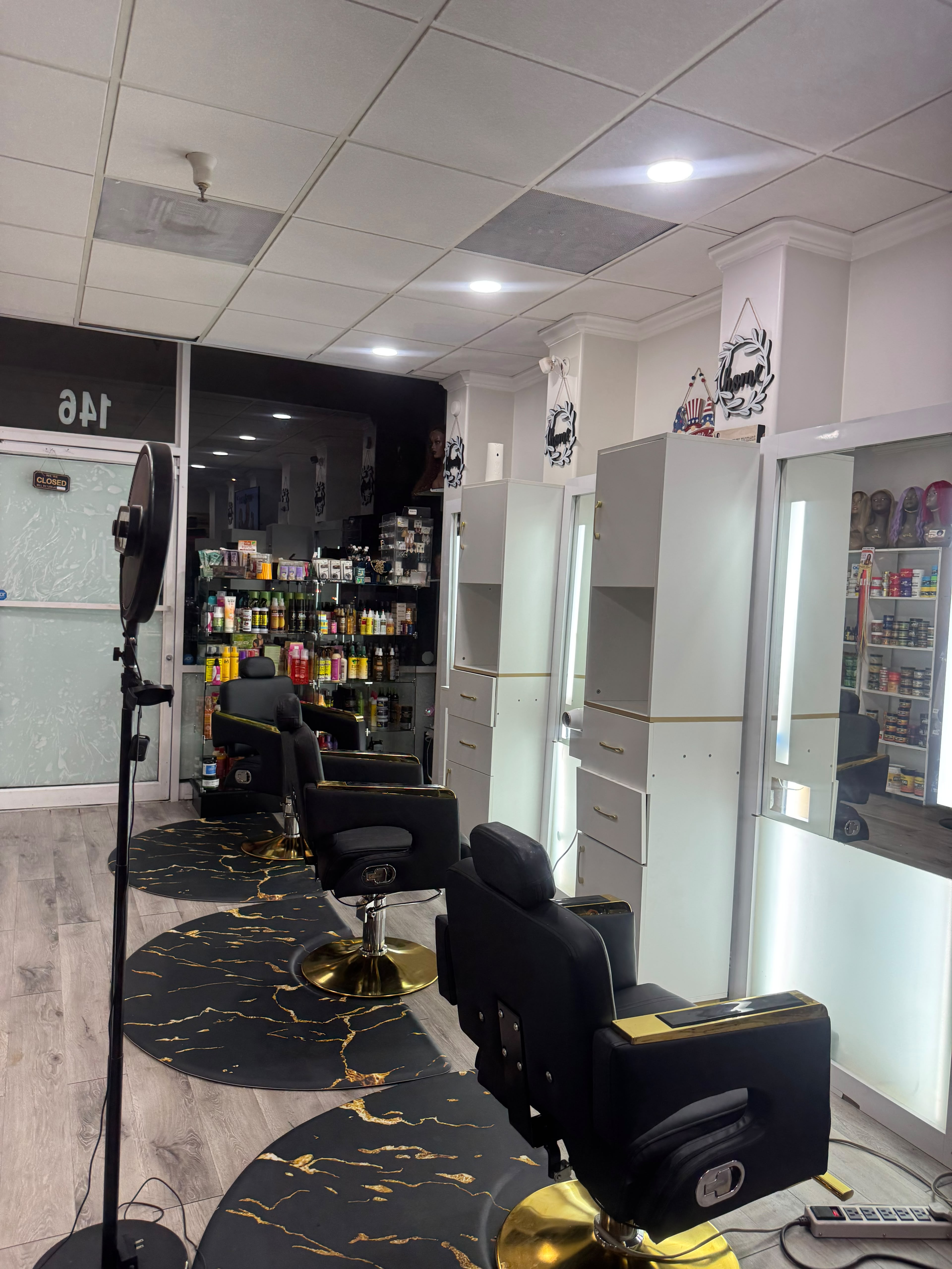 Inside the Stella Braids and Hair Studio in Covina